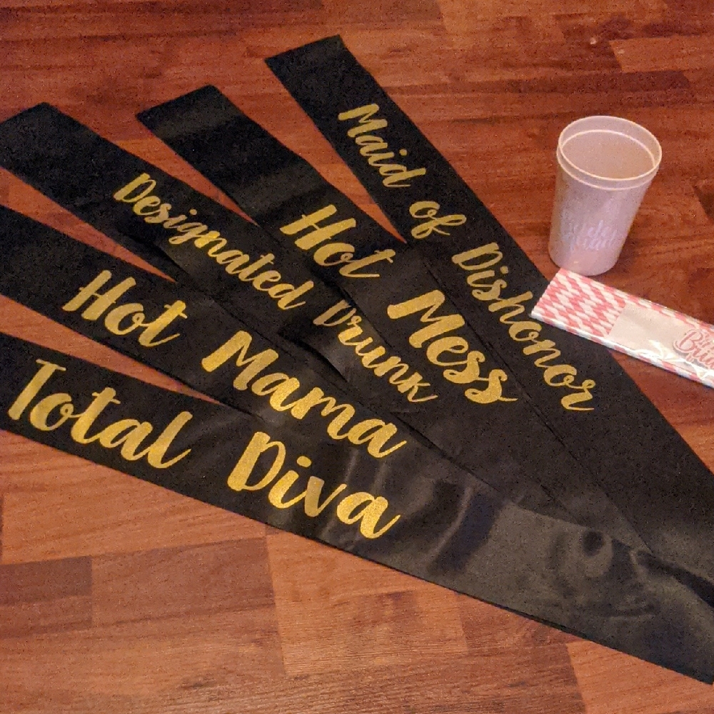 Bachelorette Sash Set